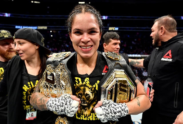 Leoa é dona de dois cinturões da organização (Créditos: Divulgação/UFC)