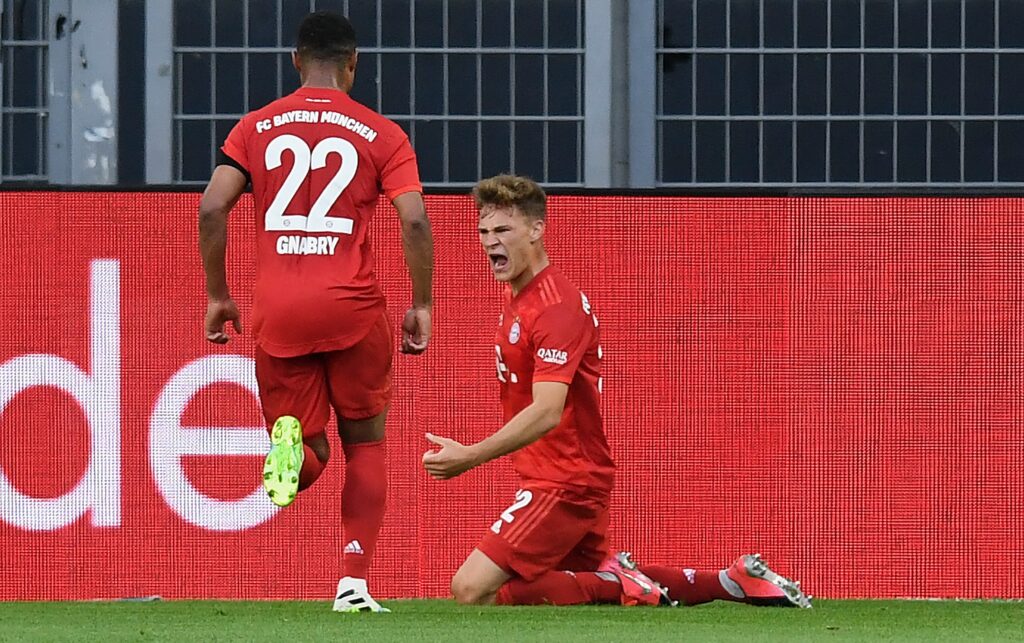 Kimmich foi o autor do único gol da partida (Créditos: Twitter/Bayern de Munique)