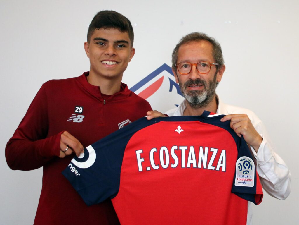 Revelado pelo Botafogo, Fernando Costanza teve breve passagem pelo Lille, da França, em 2019