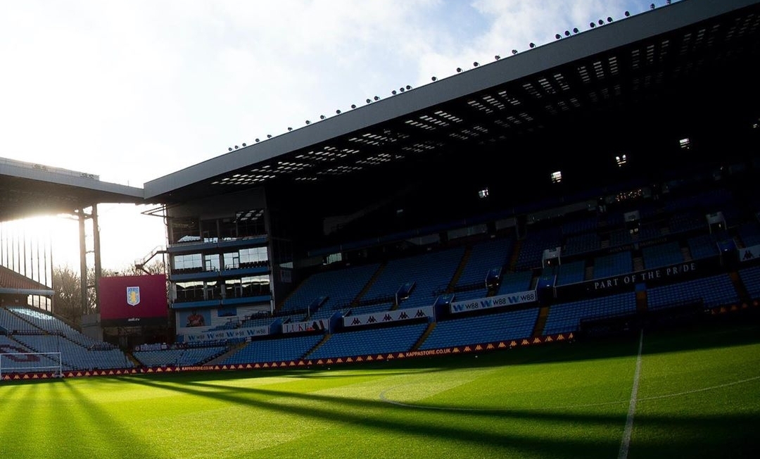 Estádio do Aston Villa, na Inglaterra (Foto: Divulgação)