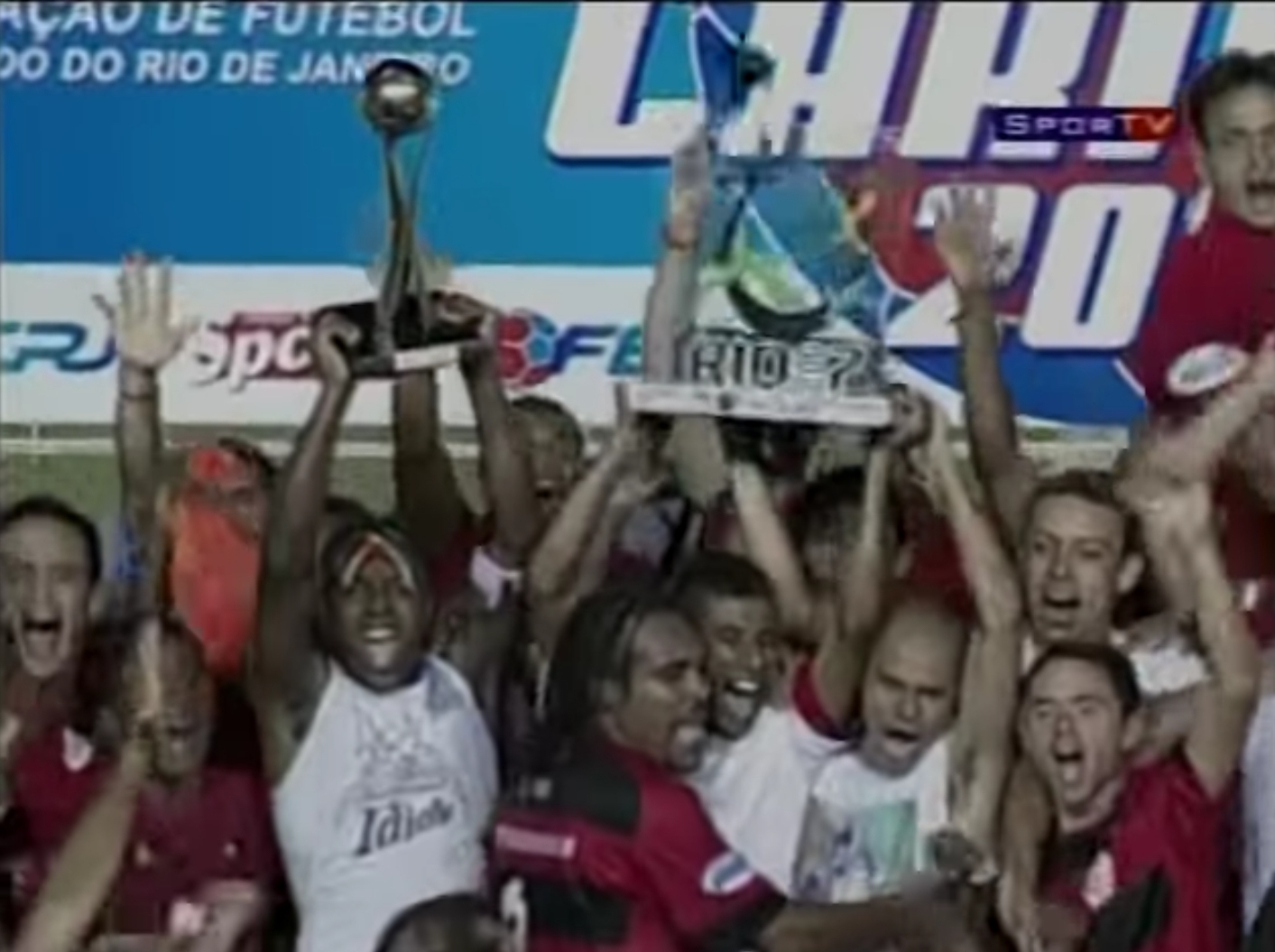 Flamengo campeão carioca 2007 (Foto: Reprodução/SporTV)