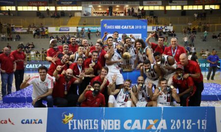 Flamengo foi o último campeão do NBB, na temporada 2018/2019 (Créditos: Divulgação/NBB)
