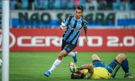 Ferreira faz gol contra o Cruzeiro