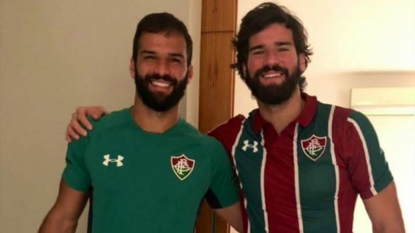 Torcedores zoam o Flamengo por vices para os irmãos Becker: "Eles tremem" (Foto: Lucas Merçon /Fluminense)