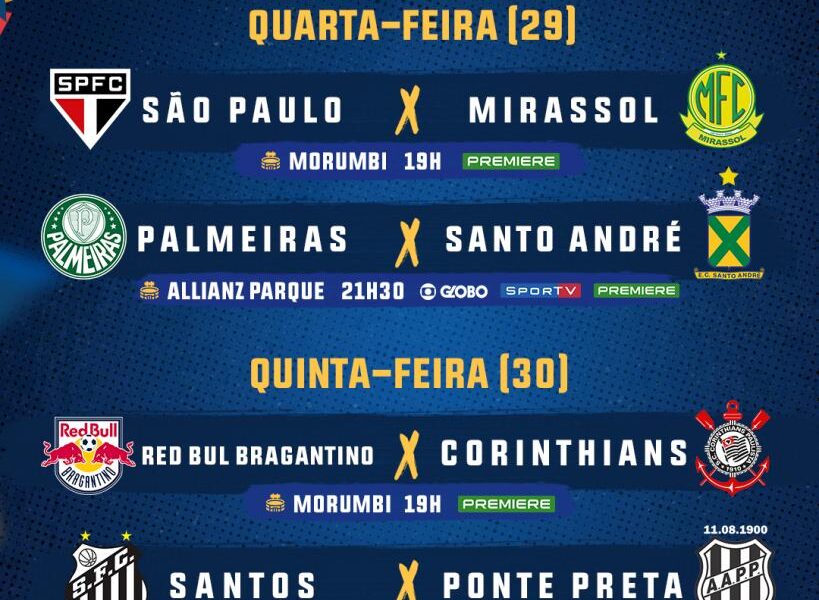 FPF divulga datas, locais e horários das quartas de final do