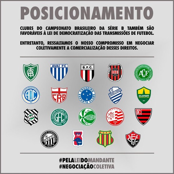 Última Divisão anuncia transmissão de jogos da Série B