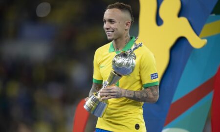 Com três gols, Everton foi artilheiro da Seleção Brasileira na conquista da Copa América de 2019 (Foto: Lucas Figueiredo /CBF)