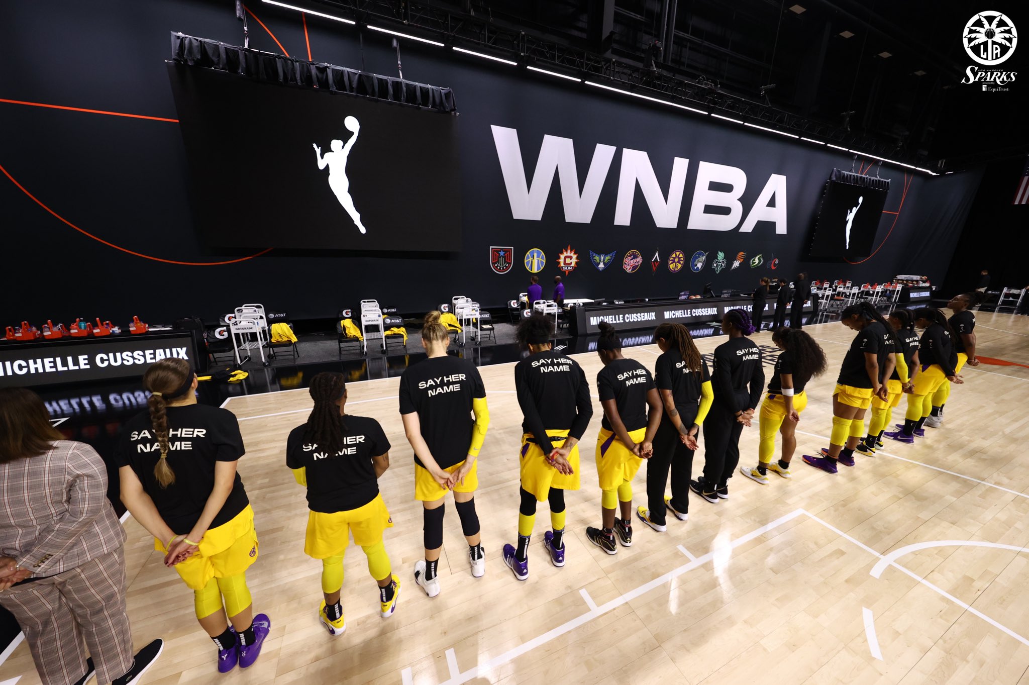 WNBA (Créditos: Divulgação/Los Angeles Sparks)