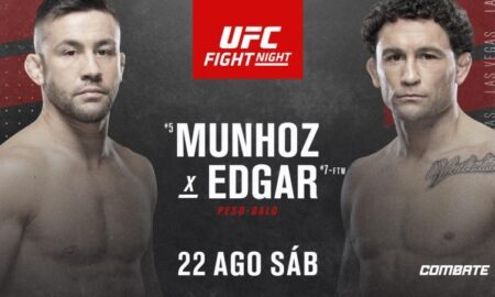 Card final UFC Vegas 7 Munhoz vs Edgar