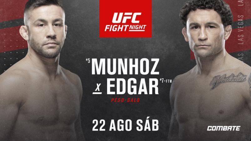 Card final UFC Vegas 7 Munhoz vs Edgar