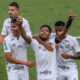 Marinho comemora gol contra o Grêmio (Photo by Alexandre Schneider/Getty Images)