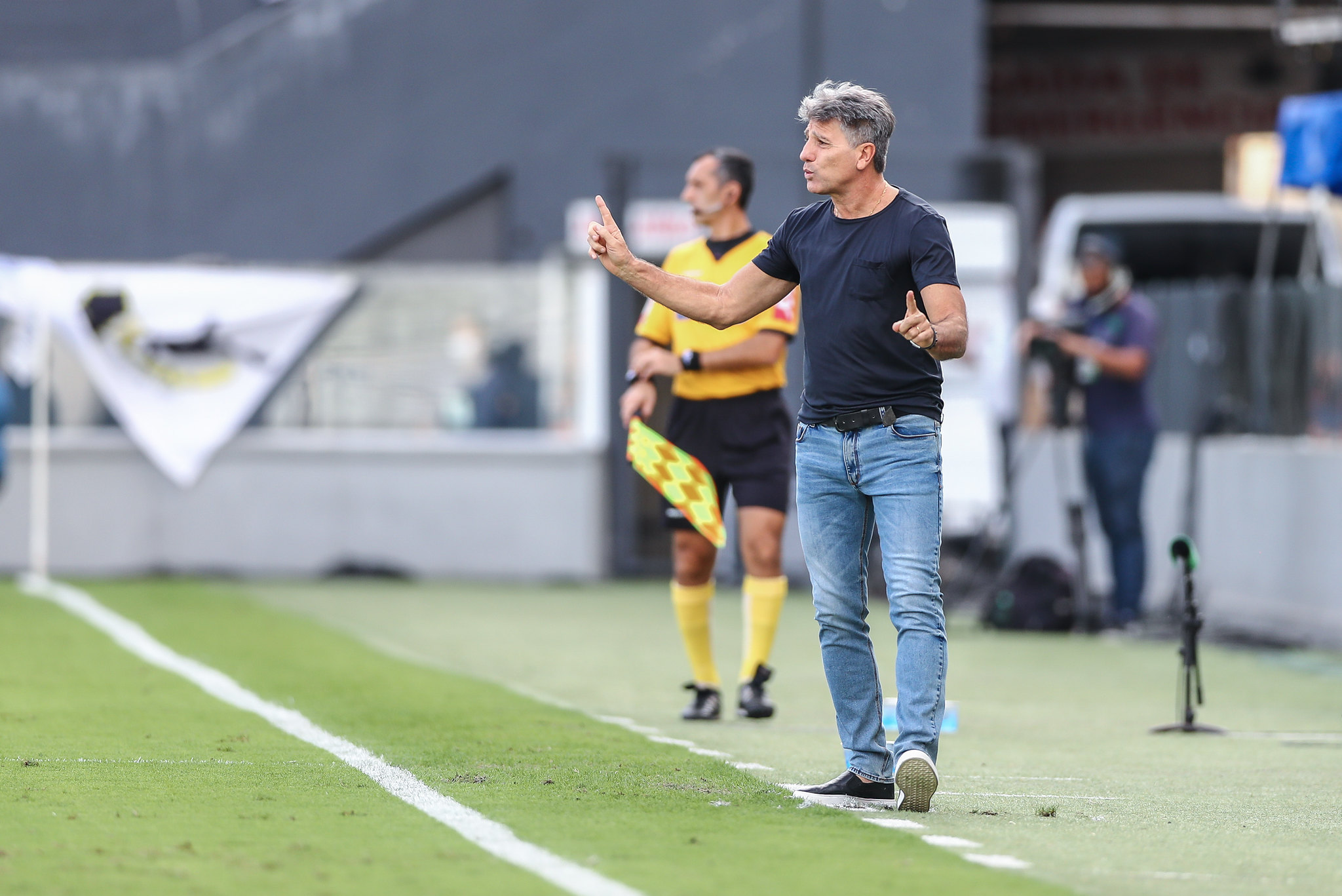 Renato Gaúcho (Créditos: Lucas Uebel/Grêmio FBPA)