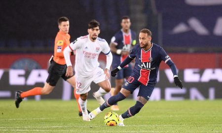 Neymar sai machucado, Paquetá vai bem, e PSG perde para o Lyon (Foto: Twitter/Ligue 1)