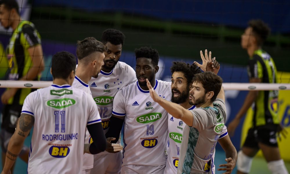 Sada Cruzeiro vence Montes Claros América Vôlei (Foto: Agência i7/Sada Cruzeiro)