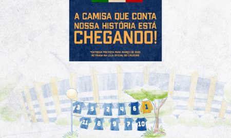 Camisa comemorativa do centenário do Cruzeiro será lançada em março