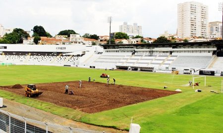 Ponte Preta revitalizou o gramado do Estádio Moisés Lucarelli em pré-temporada
