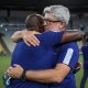 Fluminense: Odair e Marcão se abraçando