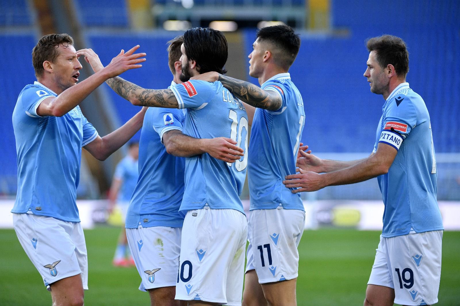Lazio vence com gol de Luís Alberto