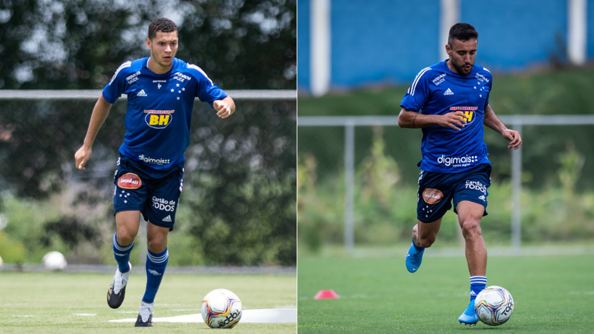 Matheus Pereira e Alan Ruschel brigarão por vaga na lateral do Cruzeiro
