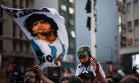 Maradona, Argentinos, Manifestação, Diego