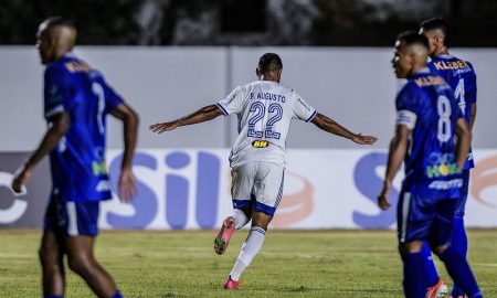 Autor de gol que classificou o Cruzeiro, Felipe Augusto não marcava há cinco meses
