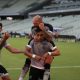 Felipe Vizeu, Vitor Silva, Marlon, Comemoram Gol