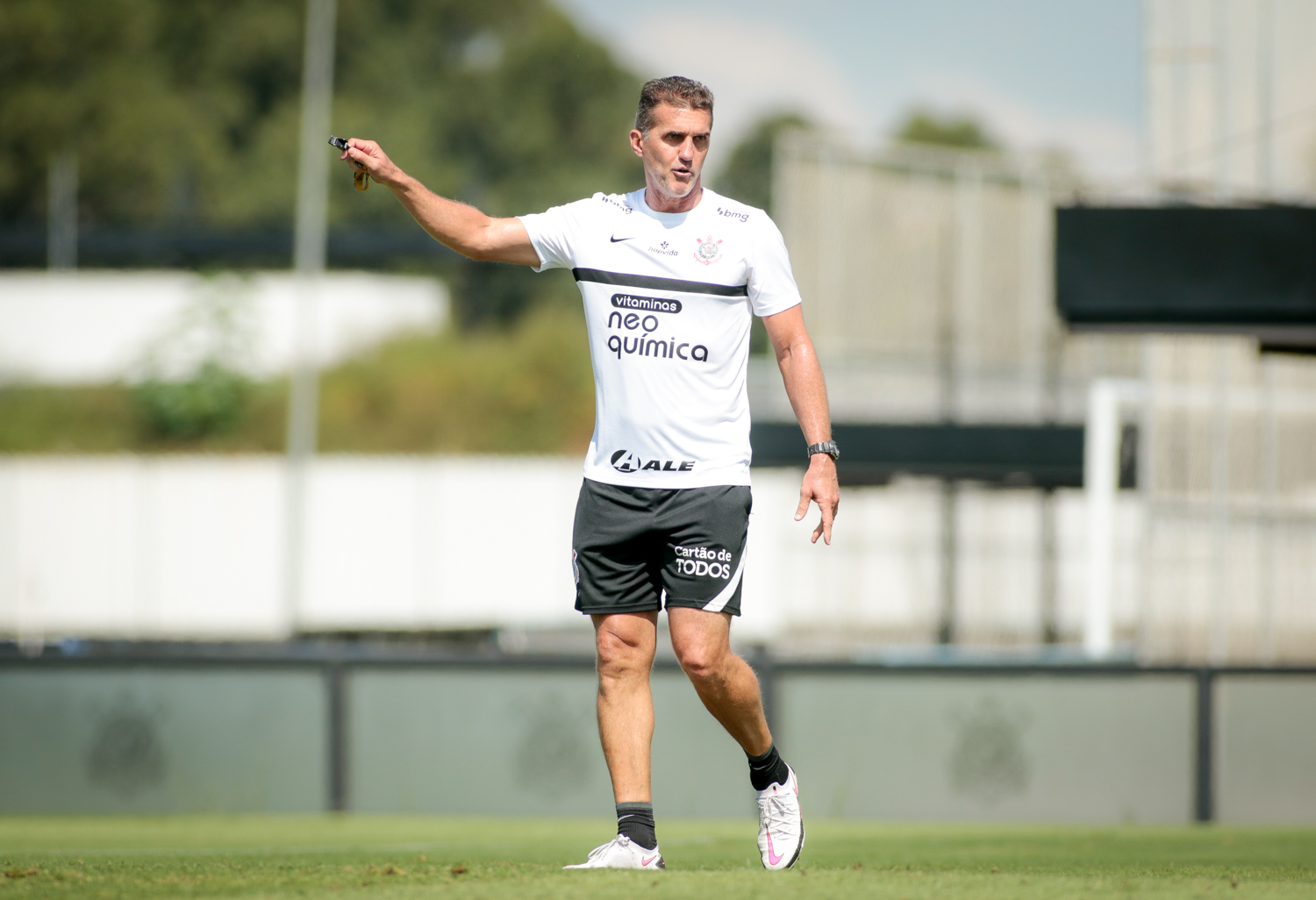 Mancini comanda treino do Corinthians