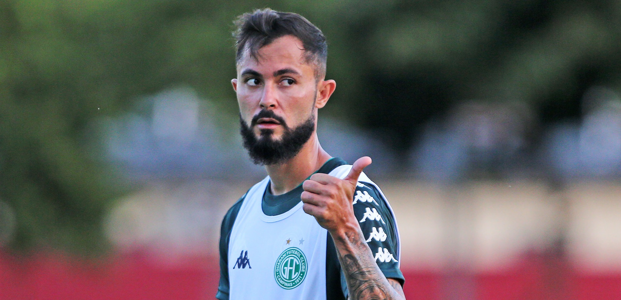 Bruno Sávio tem mais que o triplo de cartões a gols pelo Guarani