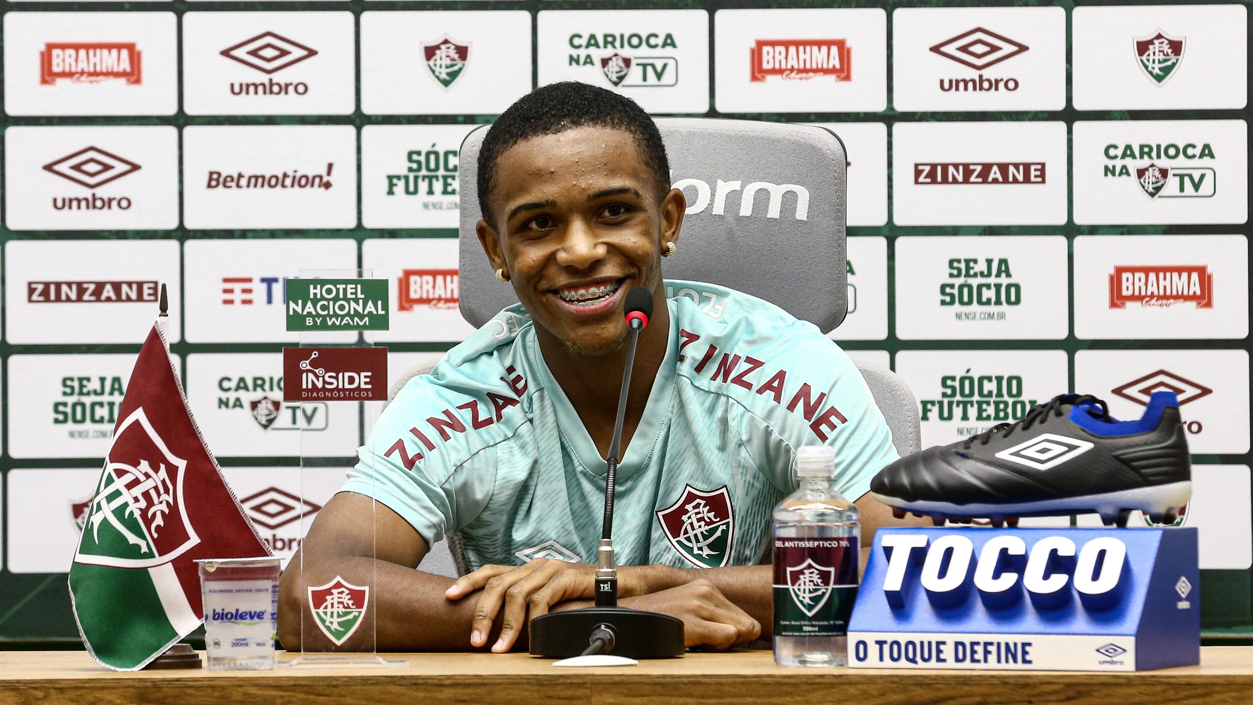 Kayky demonstra felicidade em disputar Libertadores pelo Fluminense tão jovem