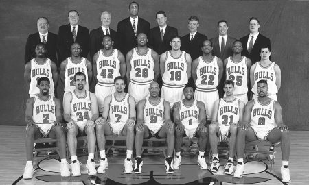 Time de1998-1999 dos Bulls, bem diferente da era Michael Jordan