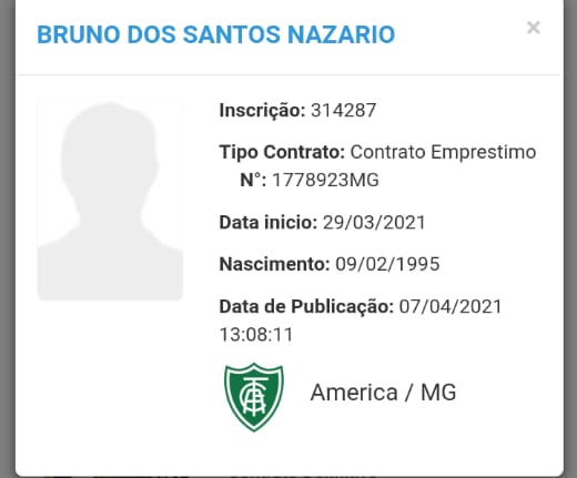 Bruno Nazário é regularizado no BID pelo América-MG e fica à disposição de Lisca