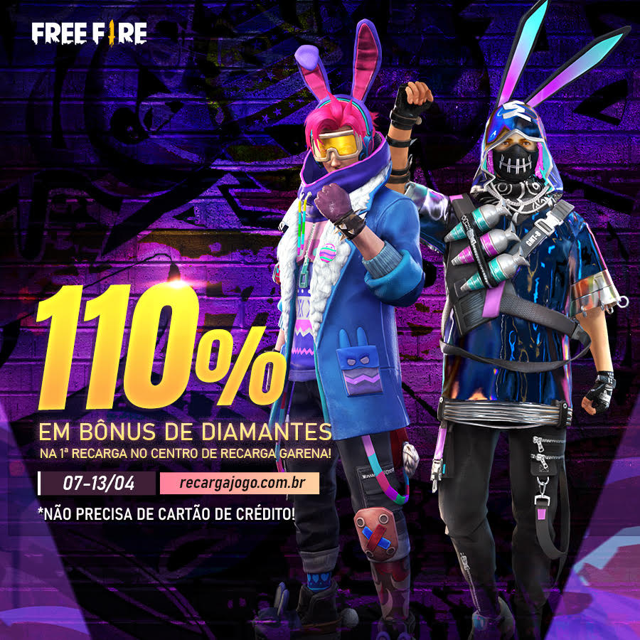 recarga jogo free fire gratuito