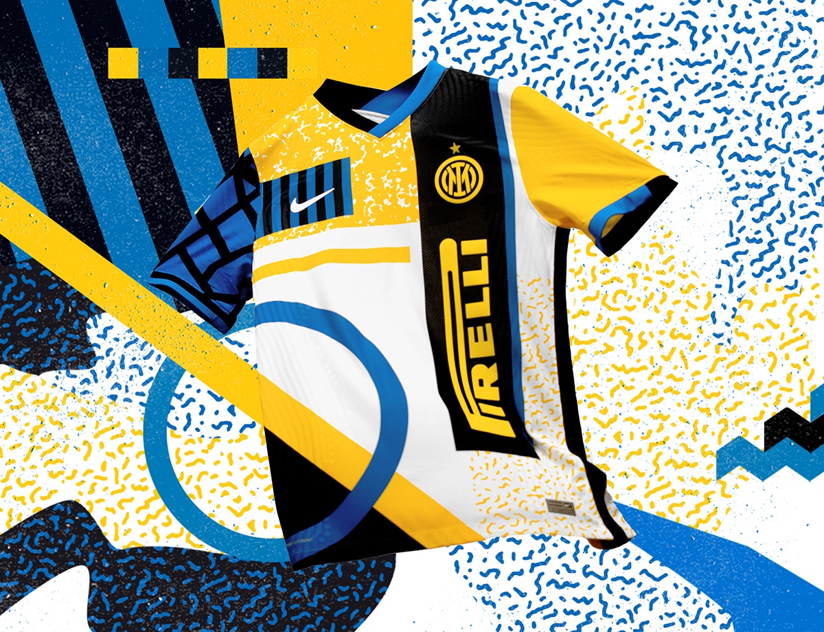 Inter de Milão lança camisa com novo escudo e design abstrato - Esporte  News Mundo