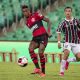 Bruno Henrique, atacante do Flamengo, em ação contra o Fluminense. 16/052021