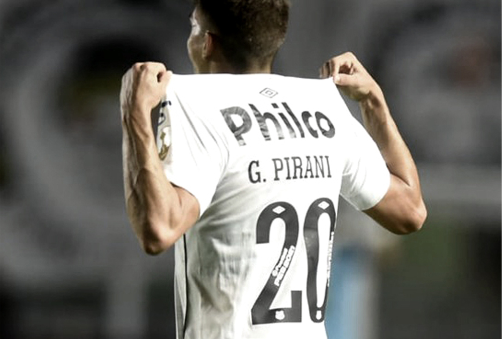 Gabriel Pirani evidencia nome e comemora "sonho realizado" ao marcar um gol na Libertadores