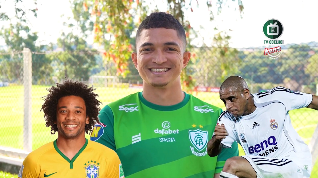 ‘Sensação’ do América-MG, lateral Marlon prefere Marcelo a Roberto Carlos e elogia culinária mineira