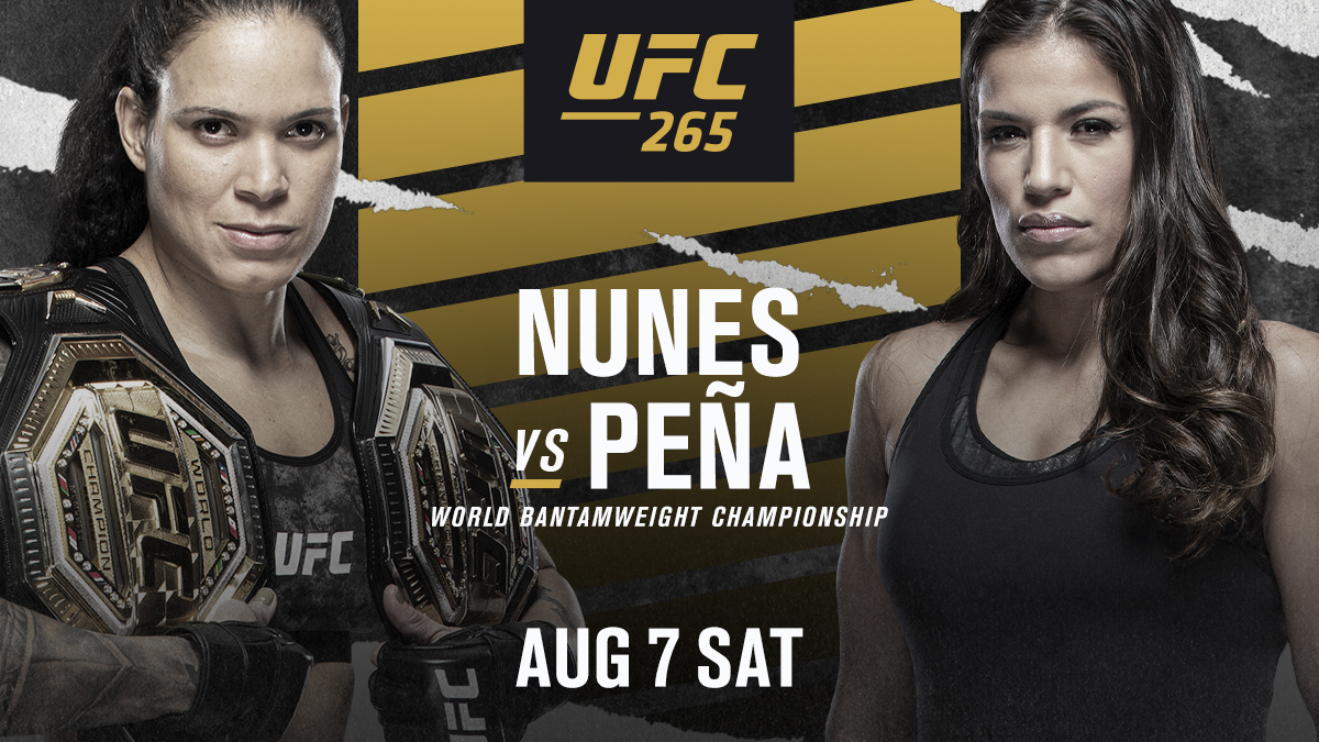 UFC 265 Amanda Nunes x Julianna Pena