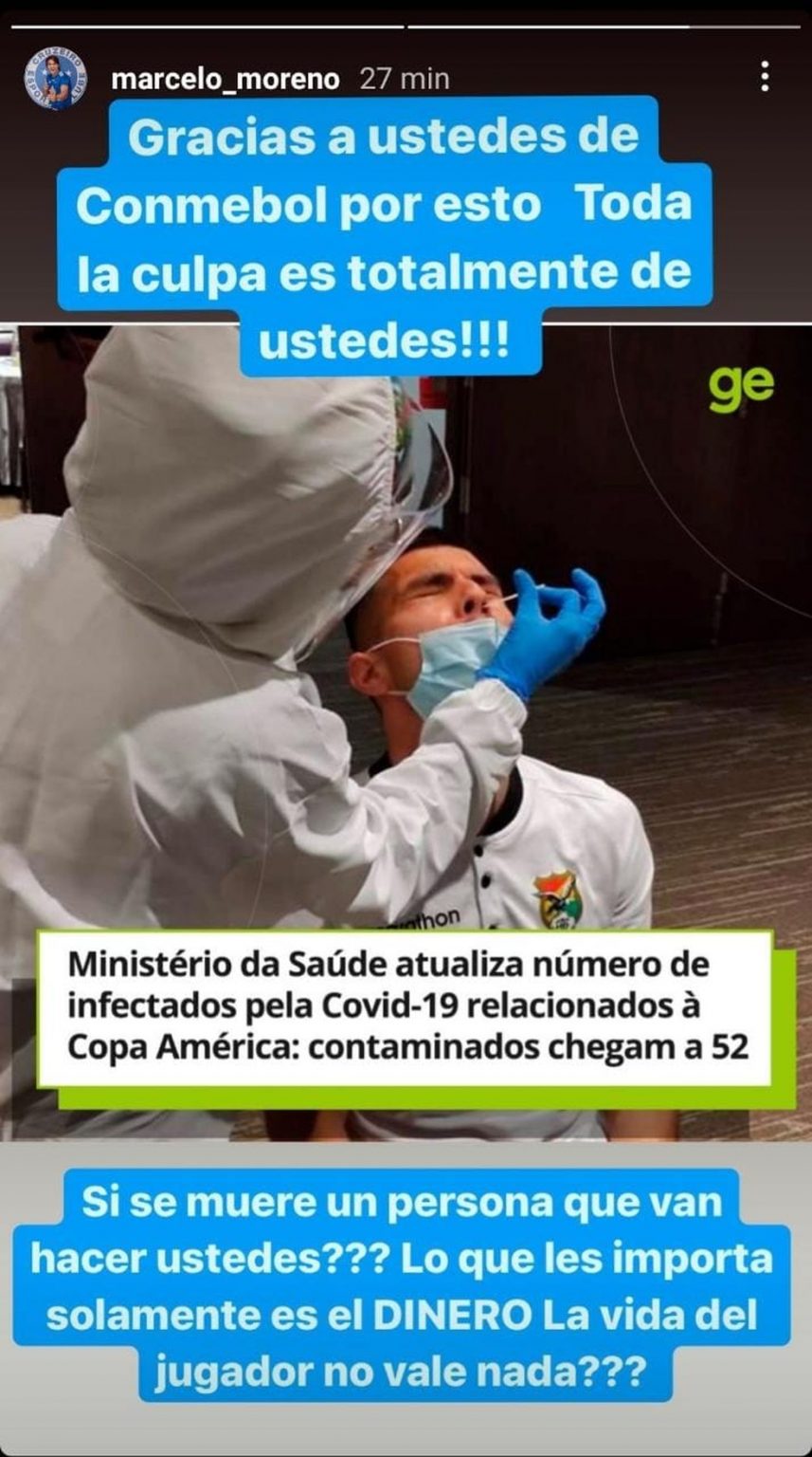 Conmebol entra com ação disciplinar contra o atacante ...