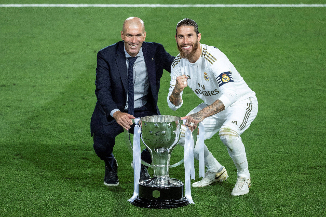 Sergio Ramos e Zidane