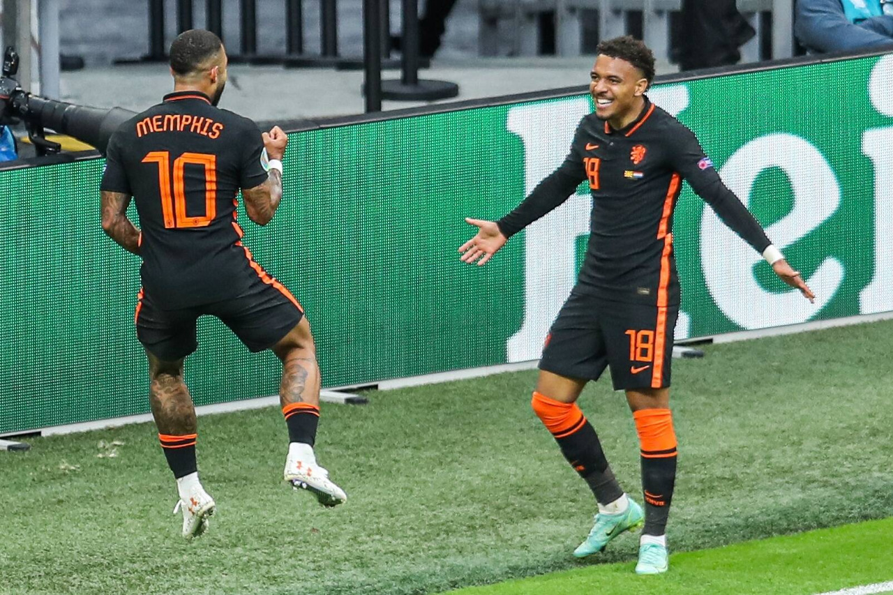 Comemoração gol da Holanda