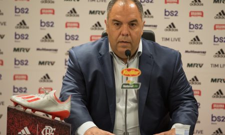 Marcos Braz fala sobre sorteio da Libertadores e confronto do Flamengo com o Defensa y Justicia: "Estamos confiantes"