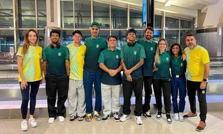 Seleção Brasileira de Skate Street chega no Japão para estreia nas Olimpíadas