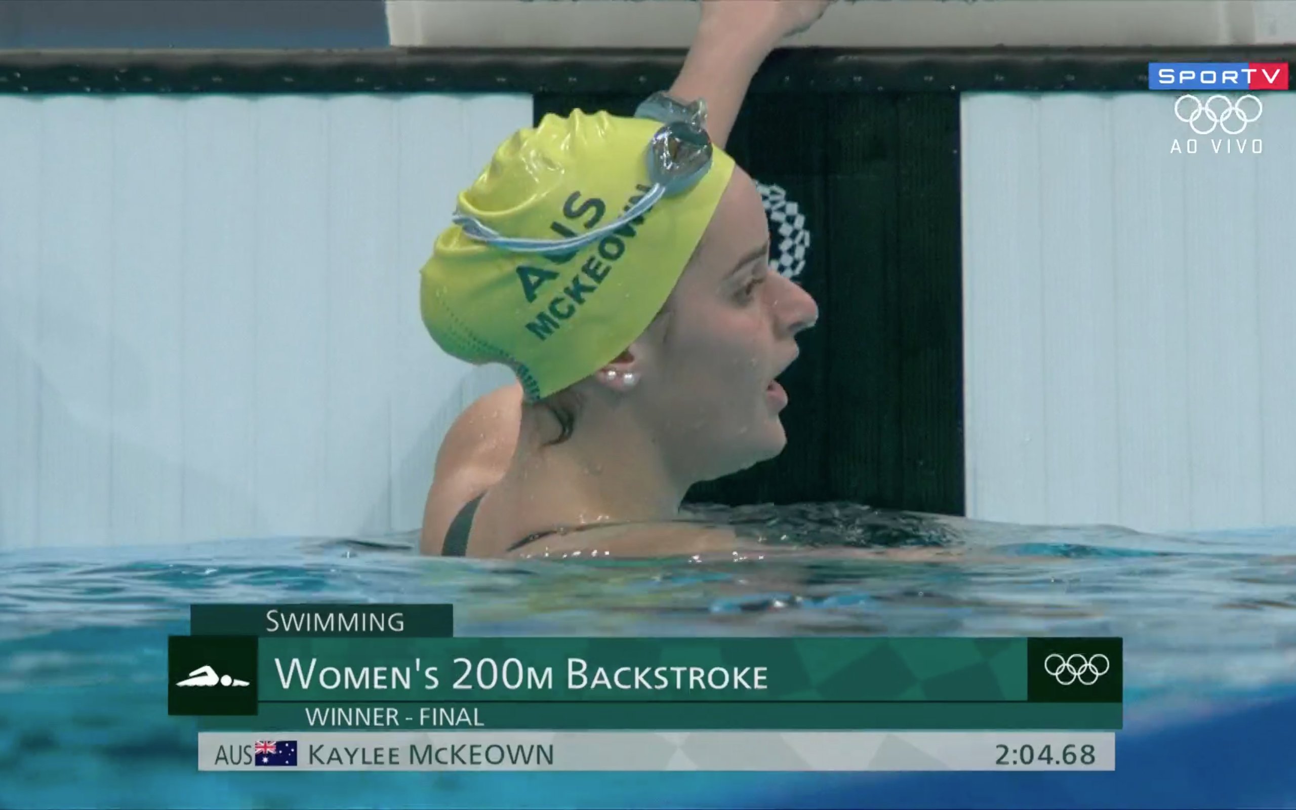 Natação: Austrália consegue dois lugares no pódio nos 200m costas; McKewon conquista o ouro