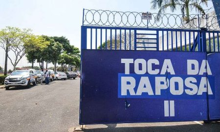 Cruzeiro invasão Toca da Raposa torcida organizada // Foto: Leandro Couri/EM/D.A Press