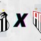 Santos x Atlético-GO: prováveis escalações, desfalques, arbitragem, palpites e onde assistir