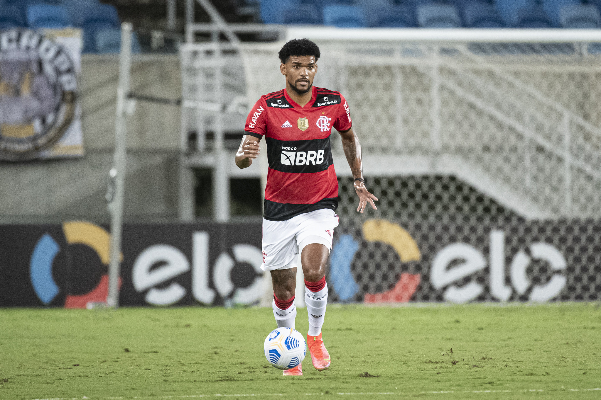 Bruno Viana, do Flamengo, atuando contra o ABC (Foto: Alexandre Vidal/Flamengo)
