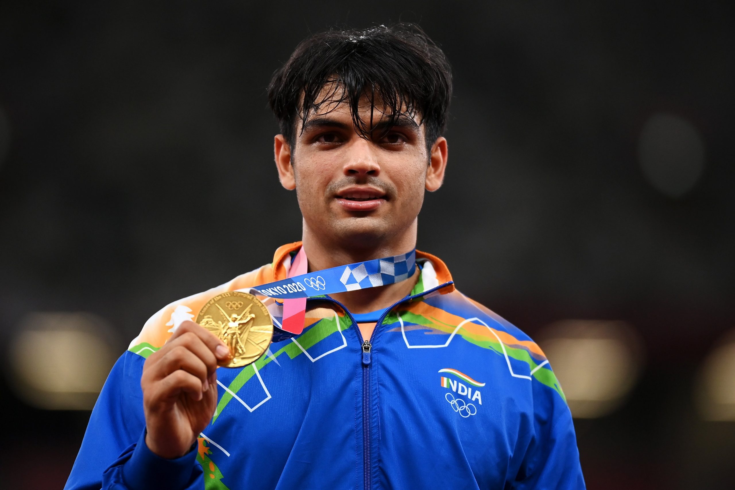 Conceito de esportes nacionais da índia. medalha do campeonato