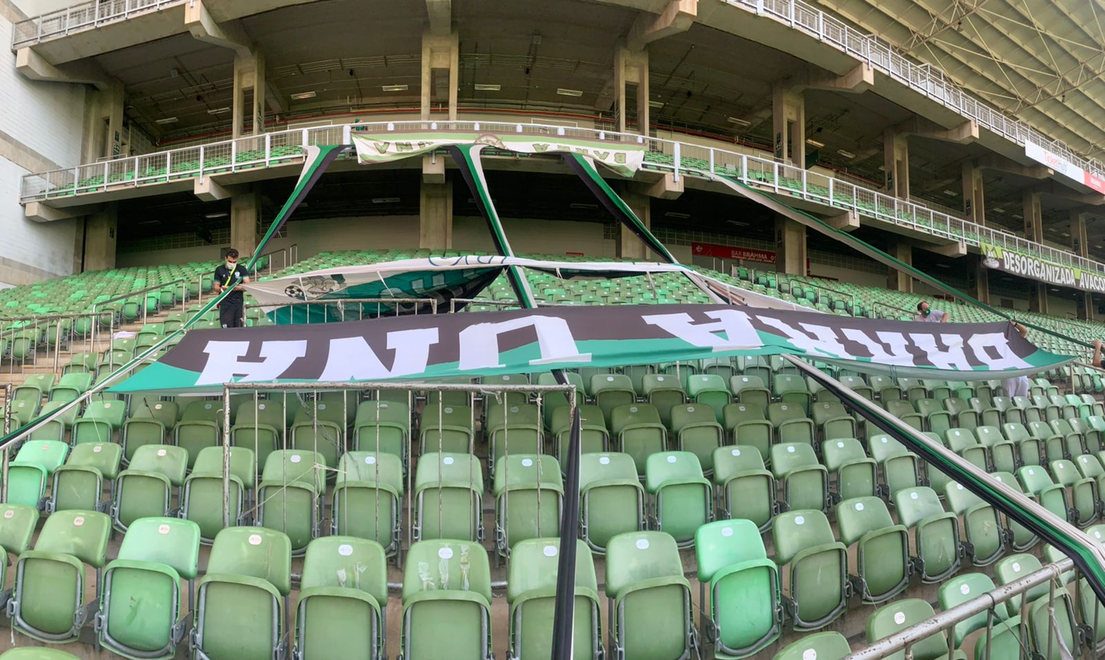 Organizadas do América-MG preparam protesto no Independência: ‘Enquanto permanecer no Z4’