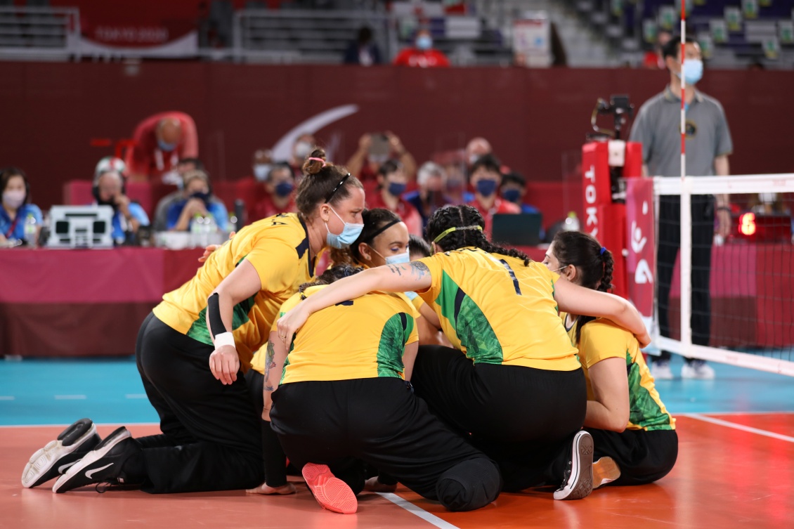 Brasil Canadá vôlei sentado