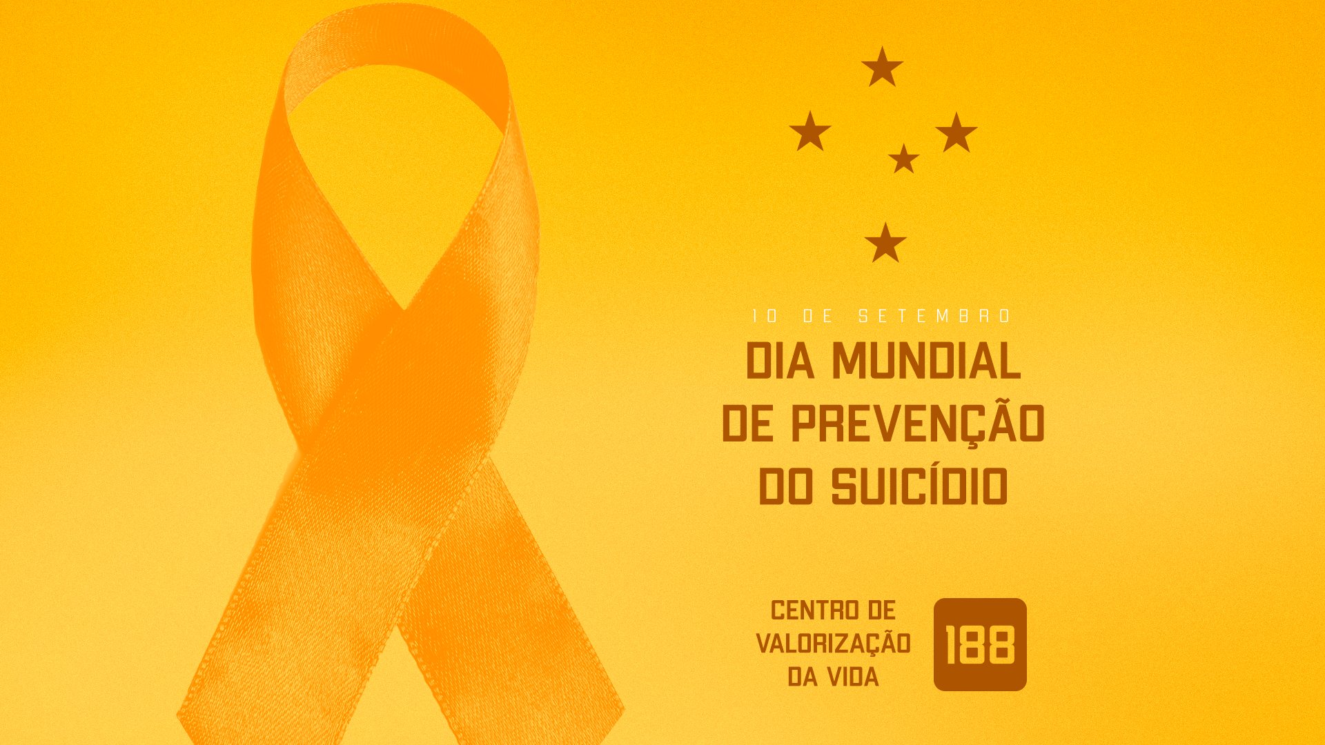 Cruzeiro promove Dia Mundial de Prevenção ao Suicídio nas redes sociais